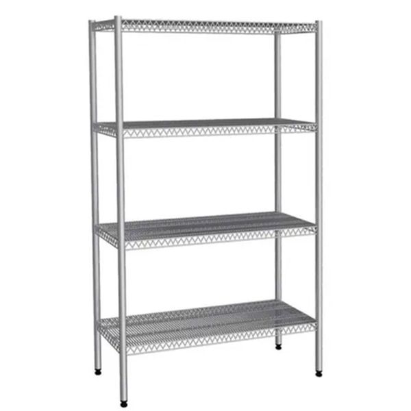 Empero EMP.T.2.61122-18-4-4 Katlı İnox 201-122x61x180 cm Tel Raf