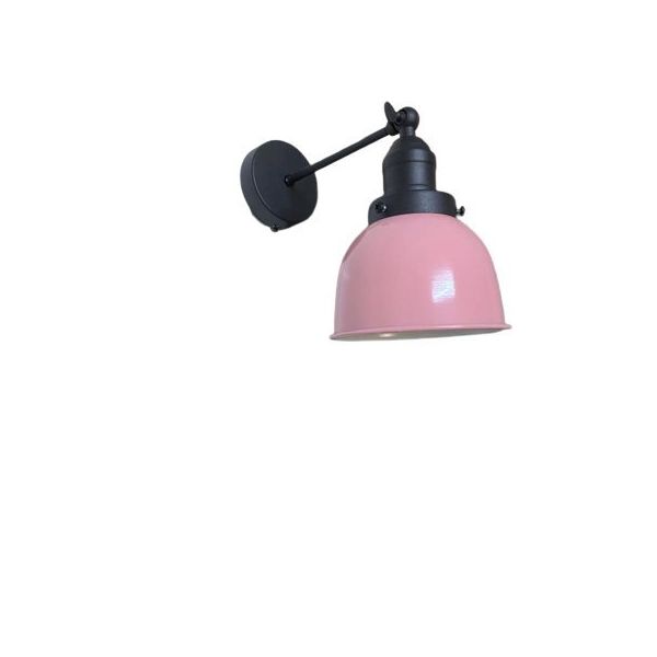 Rsylight Retro Metal Dekoratif Rustik Pembe Mafsallı Duvar Aplik