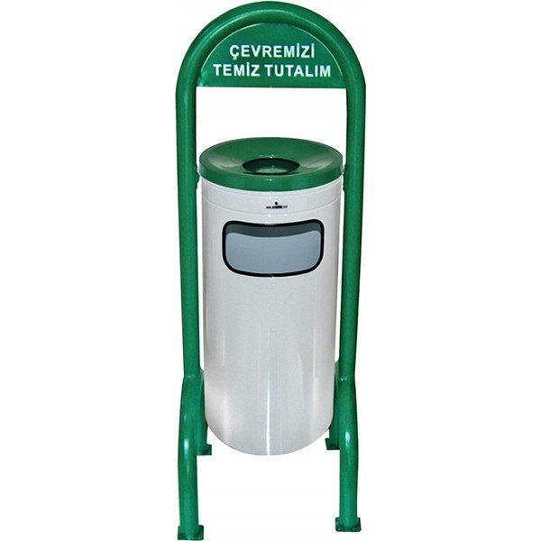 Palex 3560-3 Ayaklı Boyalı Bahçe Tipi Çöp Kovası