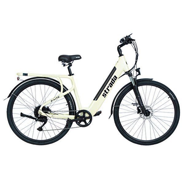 Strada E-Lite 28" Krem Elektrikli Bisiklet