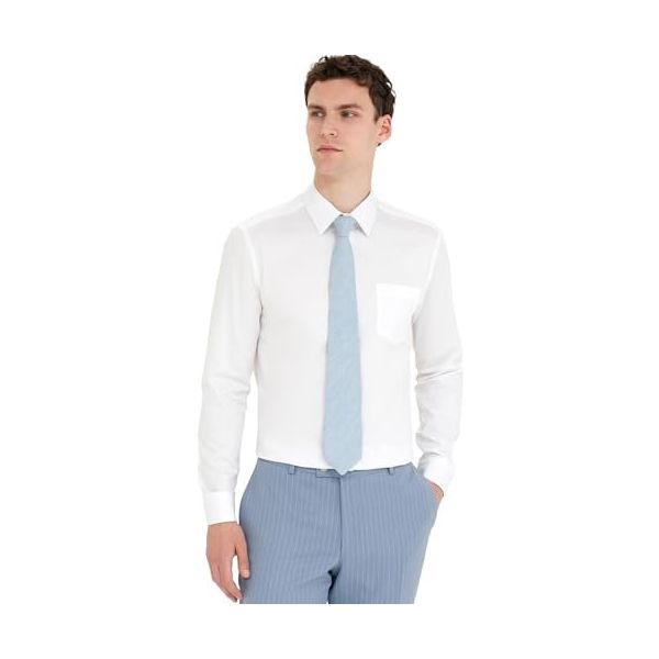 Pierre Cardin 50268202-VR013 Beyaz Erkek Gömlek