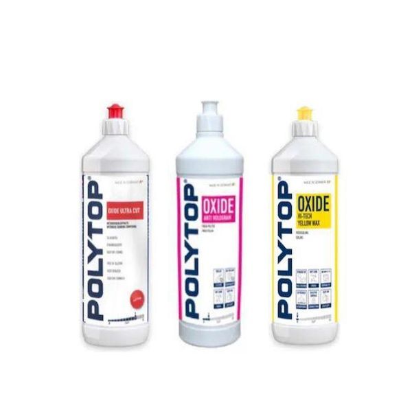 Polytop Oxide 1 lt Ultra Kalın Pasta Antihologram Hare ve Hitech Boya Koruma Seti