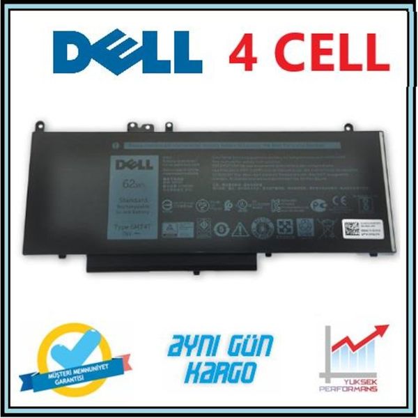 Dell Latitude E5570 P48F P48F001 Batarya Pil