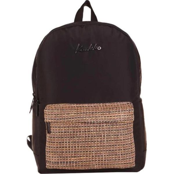 Kaukko K1716 Black Wicker Sırt Çantası