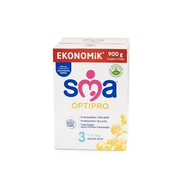 Sma Optipro 3 900 gr 1-3 Yaş Devam Sütü