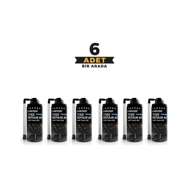 Carpex 300 ml 6'lı Lastik Tamir Kiti Sprey