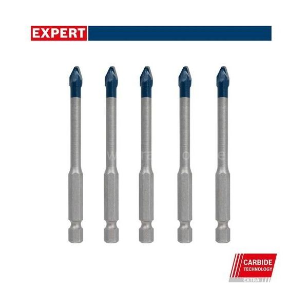 Bosch 2608900599 Expert HEX-9 5 Adet 6 mm Sert Seramik Delme Ucu