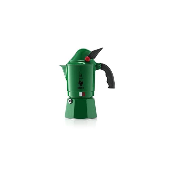 Bialetti 2762 Alüminyum Yeşil Moka Express Alpina Espresso Pişirici