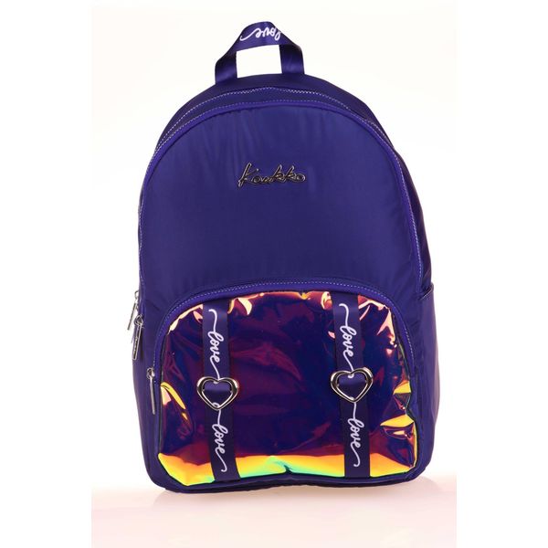 Kaukko K1768 Navy Blue Mirror Sırt Çantası
