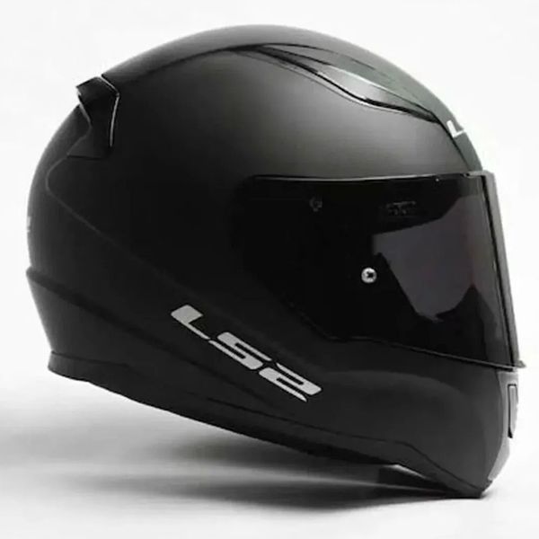 LS2 Rapid 2 Mat Siyah Kapalı Motosiklet Kaskı