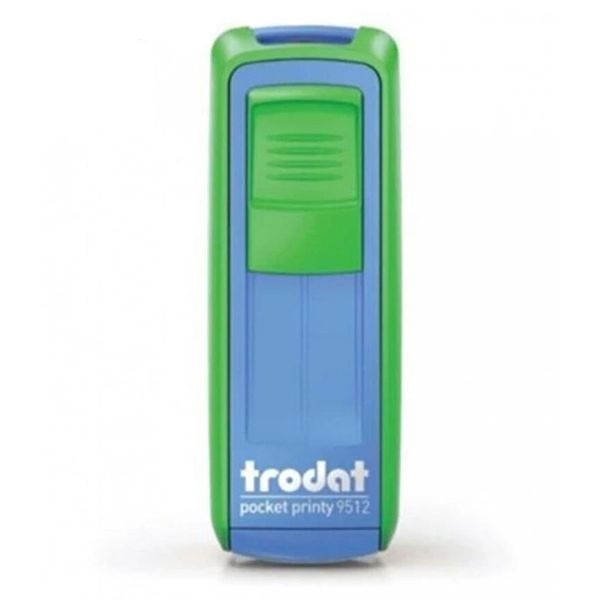 Trodat 9512 P4 Mavi 47x18 Cep Kaşesi