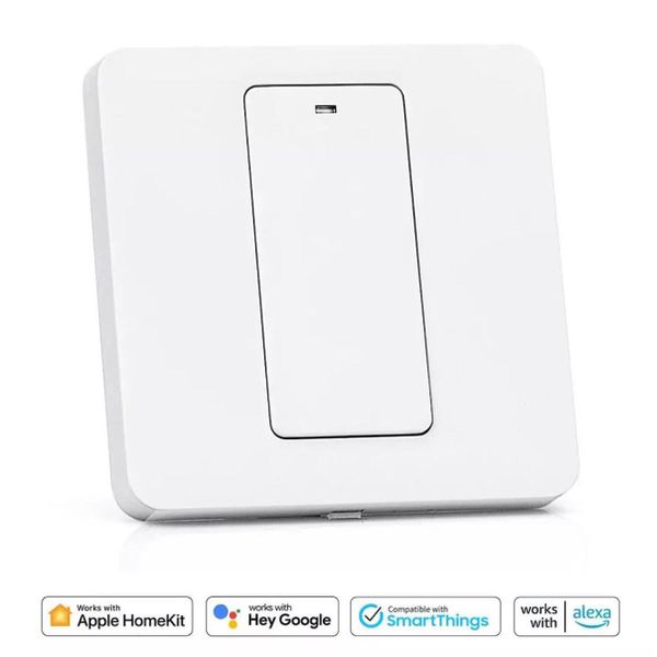 Meross Wi-Fi Uzaktan Kontrollü Akıllı Tek Yönlü Tuşlu Akıllı Anahtar