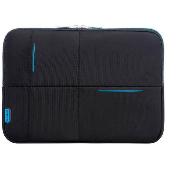 Samsonite U37-09-003 Airglow Sleeve Siyah - Mavi 15.6 inç Laptop Kılıfı
