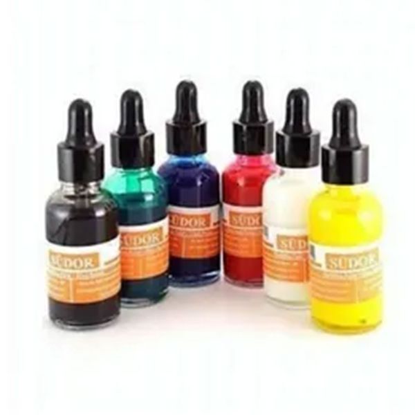 Südor Set 30 ml Damlalıklı 6 Renk Ebru Boyası
