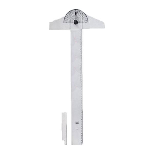 Hataş 110 cm 1210 Oynar Başlı Mika Ince Bizote Minkale Başlık Akrilik T Cetvel