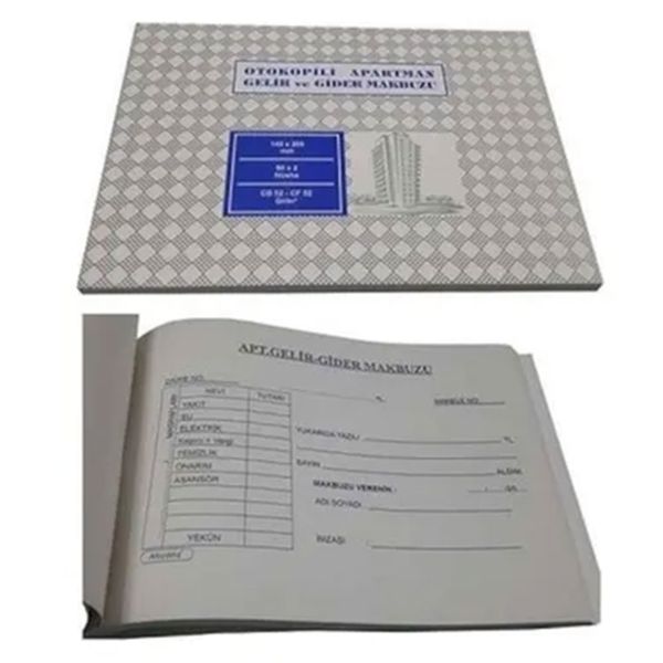 Altınyıldız 14x20 Otokopili Apartman Makbuzu