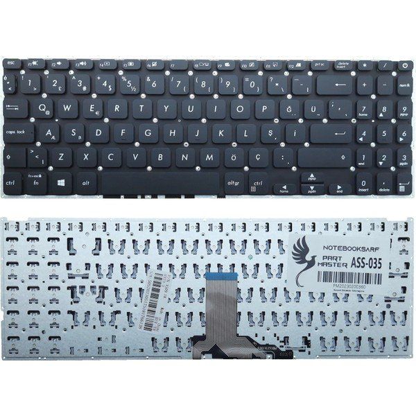 Asus R516UX Klavye