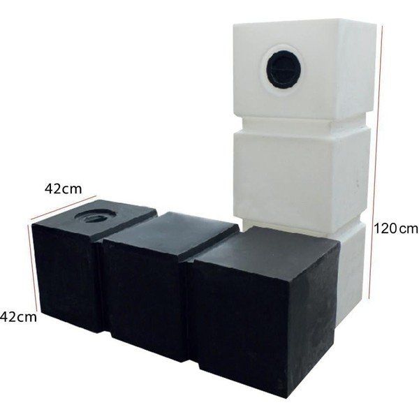 Shuivan 200 lt 120x42x42 cm Karavan Su Deposu