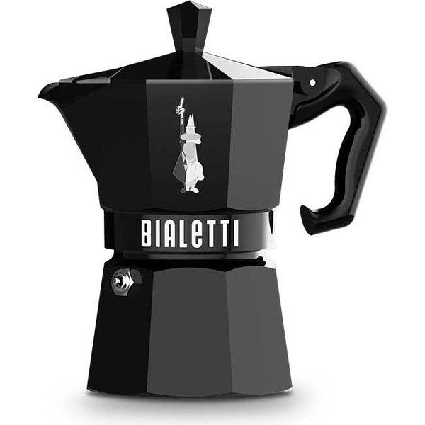Bialetti Exclusive 3 Cup Siyah Moka Pot