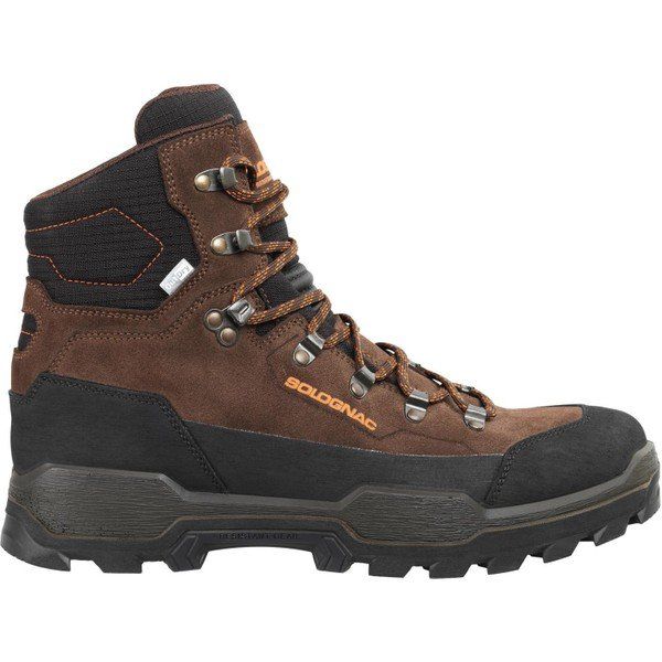 Decathlon Solognac Crosshunt 500 Kahverengi Su Geçirmez Deri Unisex Avcı Botu
