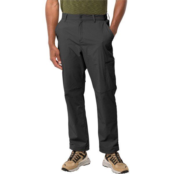 Jack Wolfskin 1508371-6502 Wanderthirst Siyah Outdoor Erkek Pantolon