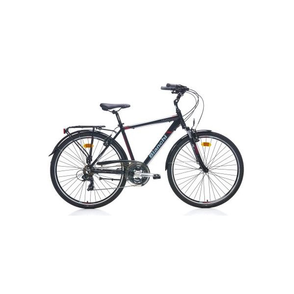 Bianchi Travel 504 V Fren 21 Vites 28 Jant Siyah Kirmizi 48 Kadro Şehir Bisikleti