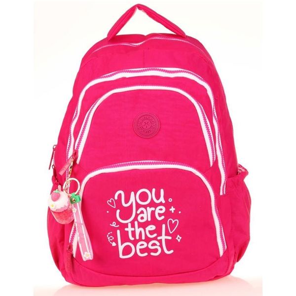 Kaukko K1679 Pink Crazy Okul Sırt Çantası