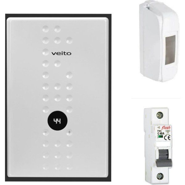Veito Flow E7 7500 W Merkezi Sistem Güneş Su Isıtma Sistemine Uyumlu Şofben