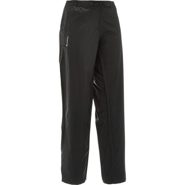 Quechua Raincut Siyah Su Geçirmez Kadın Outdoor Üst Pantolon