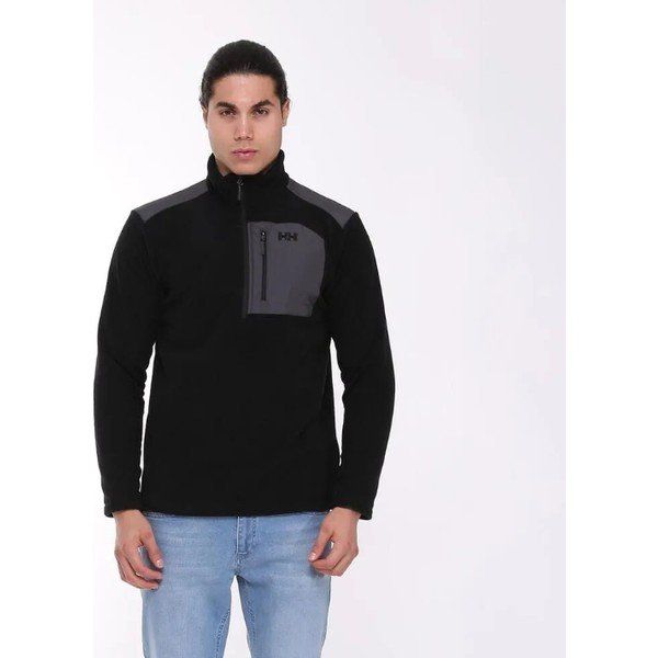 Helly Hansen Block Halfzıp Siyah Erkek Polar