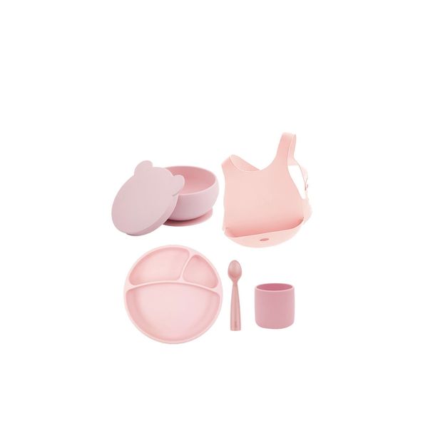 Oioi BLW Pinky Pink 5'li Beslenme Set