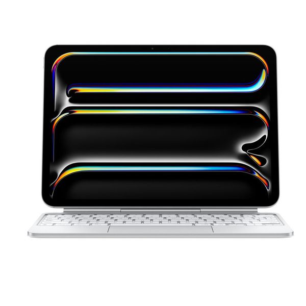 Apple 11 İnç İpad Pro (M4) Için Magic Beyaz Türkçe Q Klavye