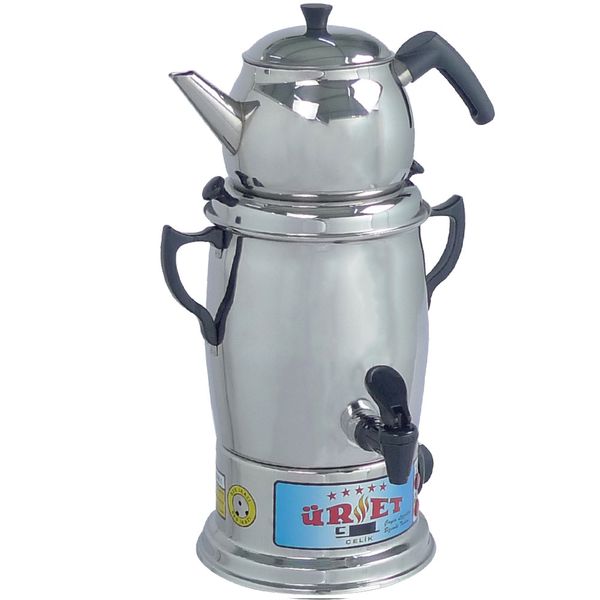 Üret Çelik Üret Çayver Mat - 9 Lt Semaver