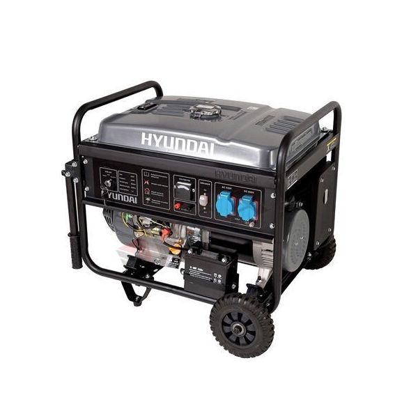 Hyundai HHY7250E3 7.5 kVA Trifaze İpli/Marşlı Benzinli Jeneratör