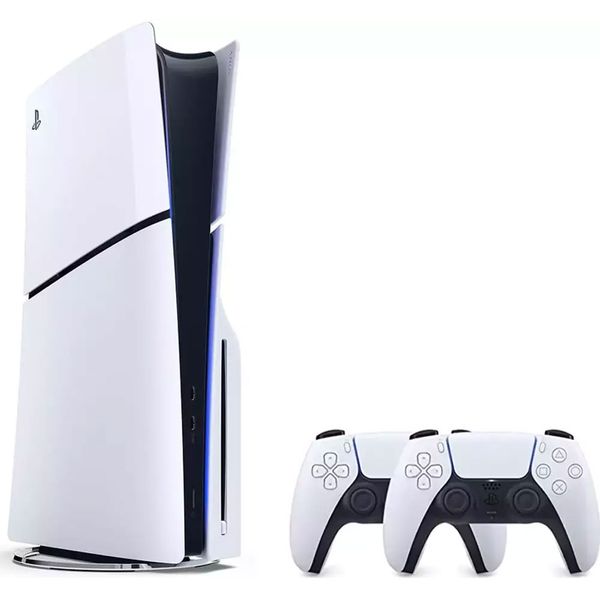 Sony Playstation 5 Slim 1 TB Digital Edition Oyun Konsolu + 2. Dualsense Beyaz Kol