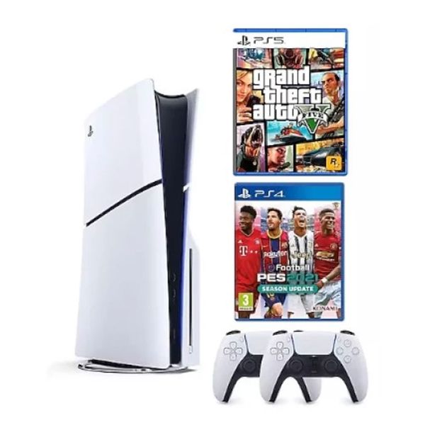 Sony Playstation 5 Slim Cd Edition 2 Dualsense Ps5 Kol Pes 2021 Gta 5 Oyun Konsolu