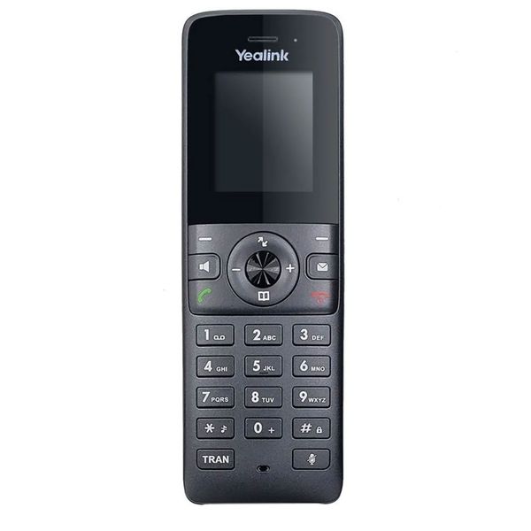 Yealink W73H Siyah SIP IP DECT HD Ses Voip IP Telefon W73P Uyumlu Kablosuz El Terminali