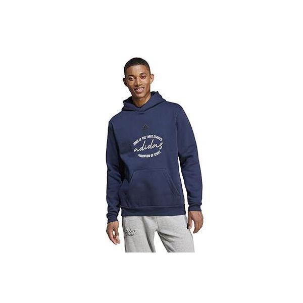 Adidas IW3567 Lacivert Brand Love Fleece Günlük Erkek Sweatshirt