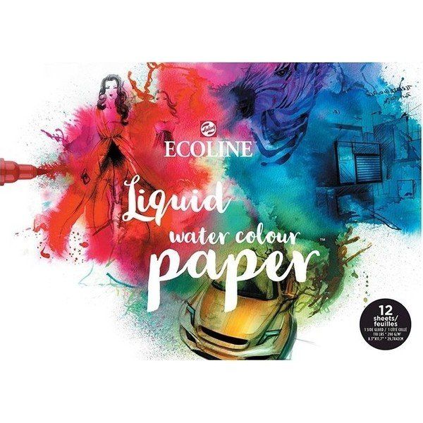 Talens Ecoline Liquid A3 290 gr 12 Yaprak Water Colour Paper