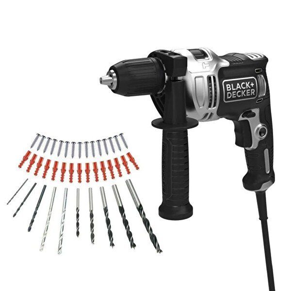 Black & Decker BEH71A40SK-QS Silver 710W Darbeli Matkap