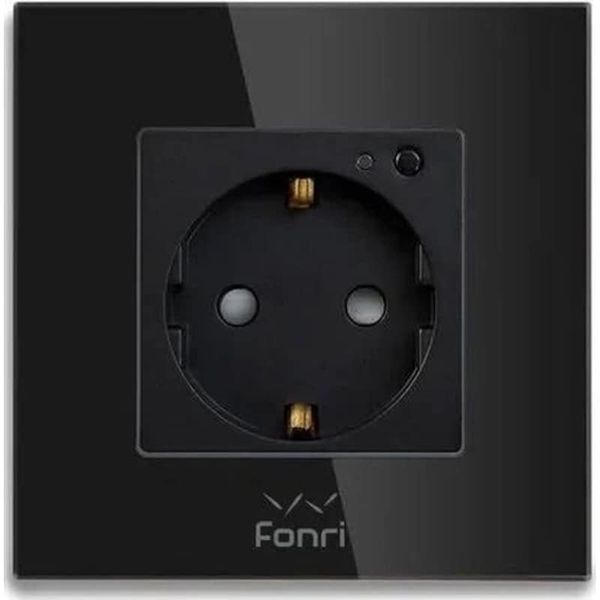 Fonri WF3-EL3-0401-04 Akıllı Siyah Duvar Prizi