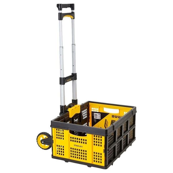 Stanley FT509 70 kg Katlanır Alüminyum El Arabası + FT505 25 kg Katlanır Çok Amaçlı Taşıma Sepeti