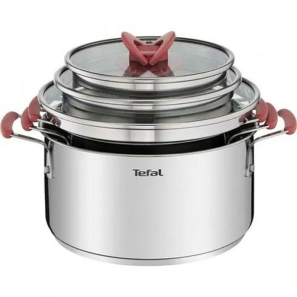 Tefal Optispace 6 Parça Çelik Tencere Seti