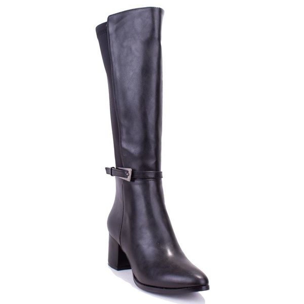 Dagoster DZA07-928730 Siyah Kadın Topuklu Çizme