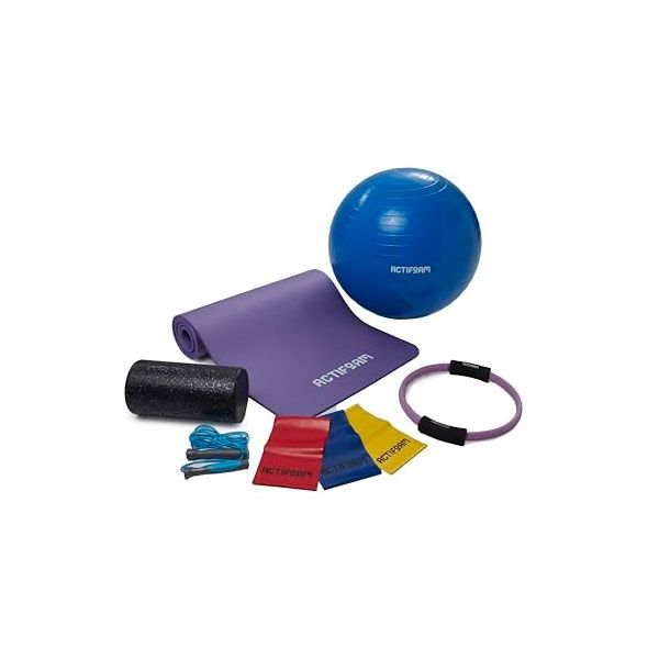 Actifoam Premium 65 cm Mavi Tam Pilates Seti