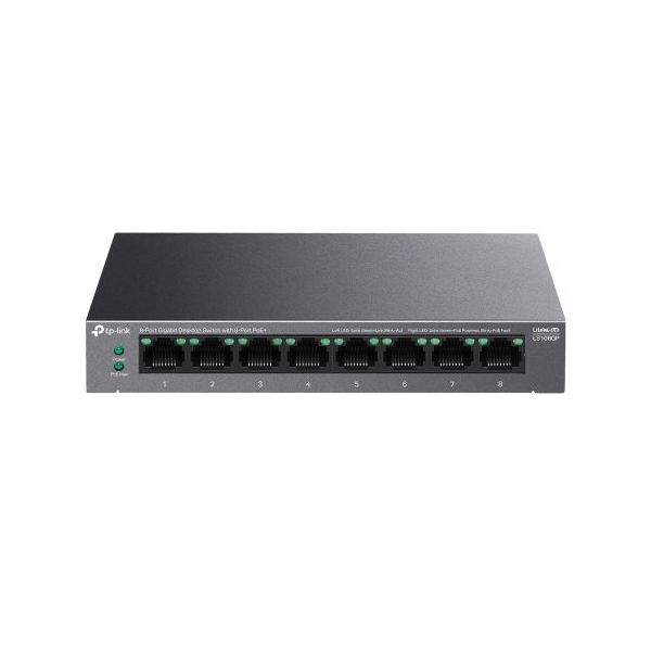 TP-Link LS108GP 8 Port Gigabit Desktop Switch