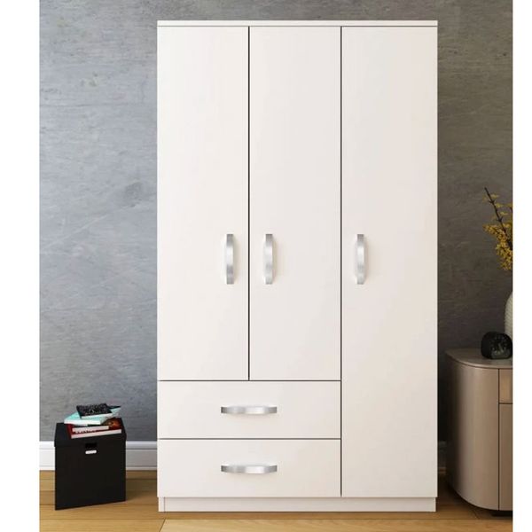 Metalia Home 3 Kapılı 2 Çekmeceli Gardrop