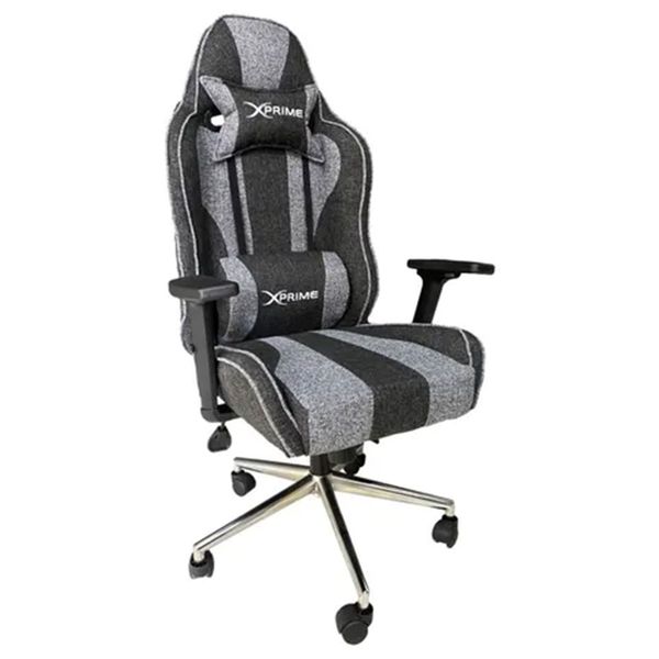 XPrime Alpha Fab1 Gri Kumaş Oyuncu Koltuğu