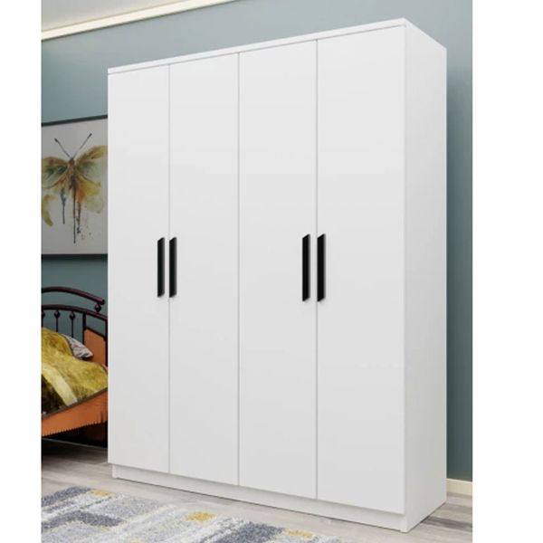Metalia GM050 Beyaz 4 Kapılı Gardrop