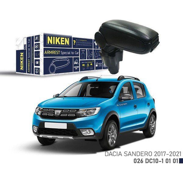 Niken Dacia Sandero 2017-2021 Siyah Kol Dayama